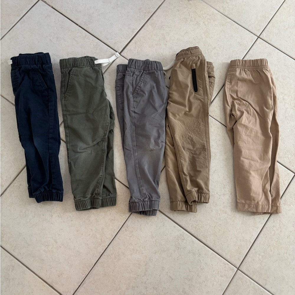 Cat & Jack Kids Jogger Pants - Navy, Olive, Gray, Khaki, Tan